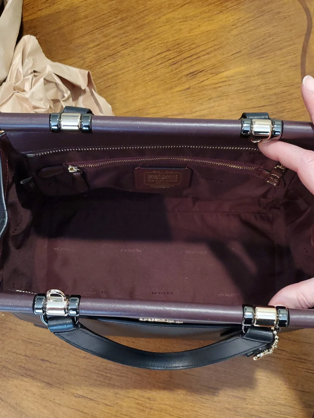 Like NEW Coach x Selena Gomez Colorblock Grace Bag